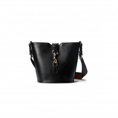 GUCCI LEATHER MINI BUCKET 782908 (20.5*18.5*12.5cm)